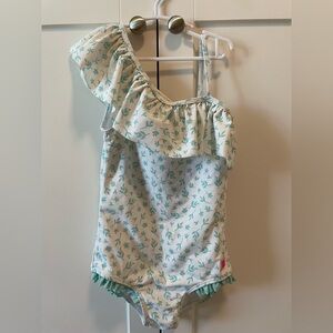Ruffle Butts one piece swimsuit Girls size 8